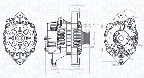 MAGNETI MARELLI Ģenerators 063730861010